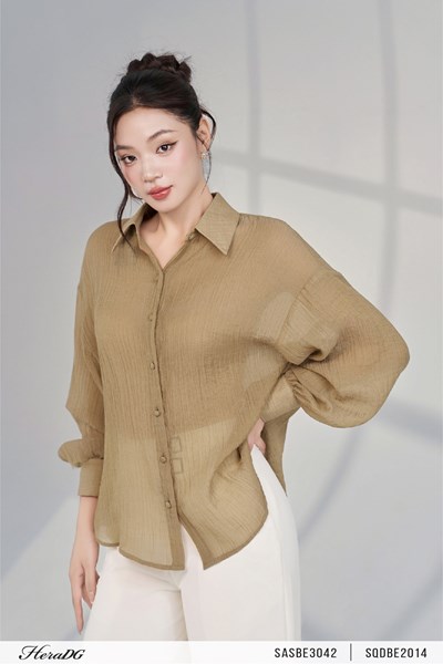 Hiển thị chi tiết cho Áo sơ mi nơ lưng Ảnh của Áo sơ mi nơ lưng